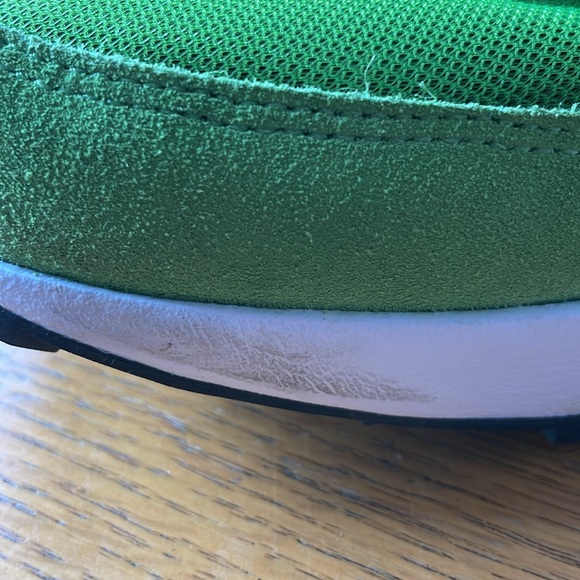 Nike Waffle One Electric Green GS Shoes - Size Youth Kids 6Y - Picture 8 of 11